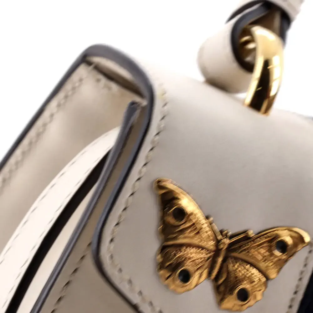 Gucci Sylvie Top Handle Bag Embellished #233177G13B - Picture 6 of 7